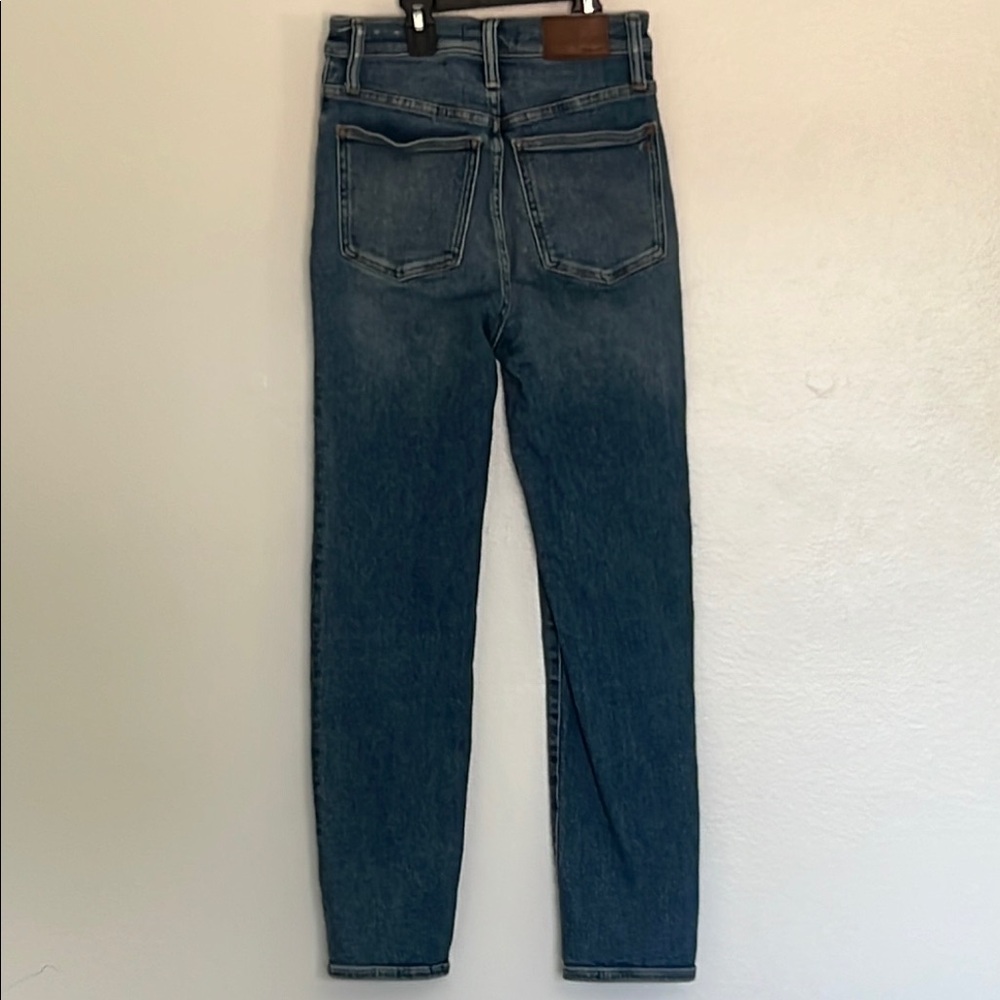 Madewell Skinny Blue Jeans with Sturdy Denim